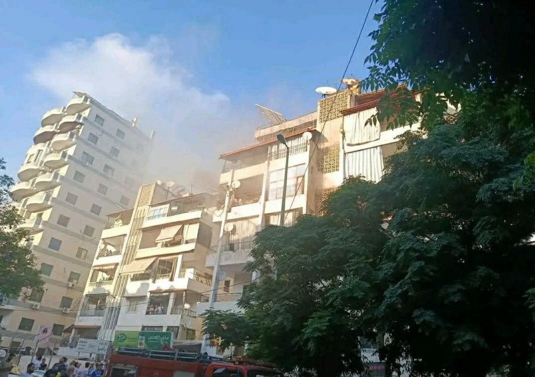 احتراق منزل في اللاذقية