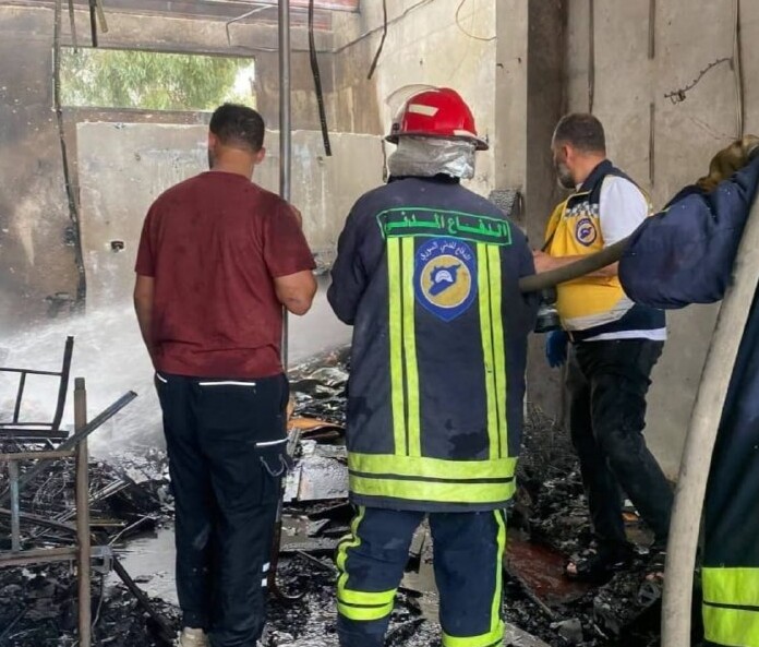 وفاة شخص بانفجار داخل محل لمستلزمات الصيد في الضمير بريف دمشق