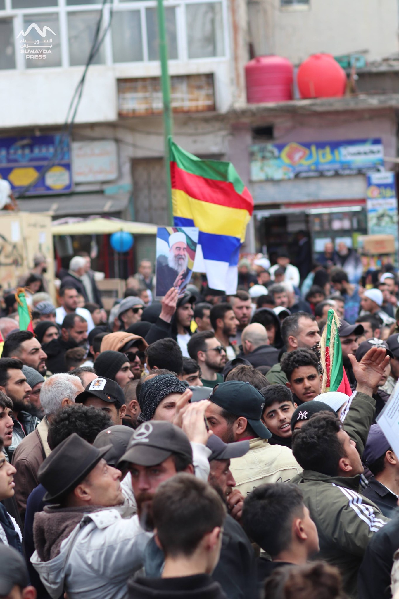 مظاهرات تطالب بالاستقلال في السويداء