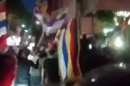 مظاهرة في صحنايا بريف دمشق