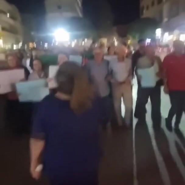 مظاهرة في سلمية احتجاجاً على رفع أسعار المحروقات