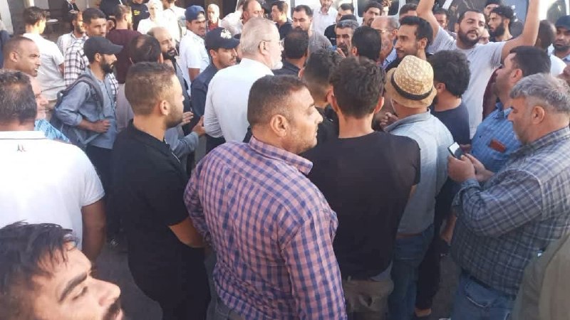 اعتصام في كراج باب مصلى بدمشق رفضًا لقرار نقل كراج درعا والسويداء
