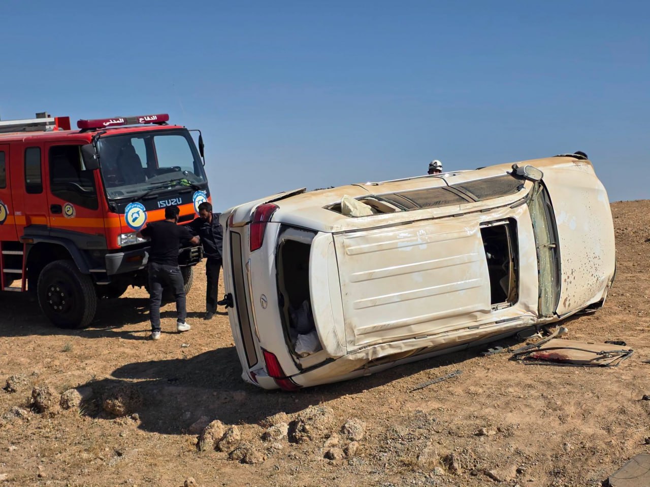 وفاة شخص وإصابة آخر بحادث سير على طريق البانوراما–الميادين بدير الزور