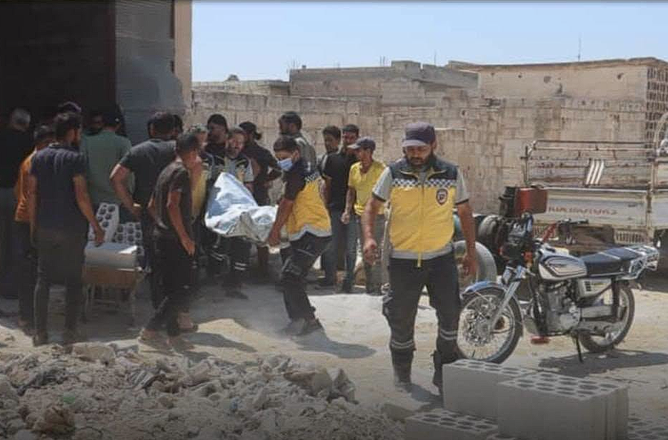 وفاة عامل بناء بحادث أثناء ترميم منزل في أبو الظهور شرقي إدلب