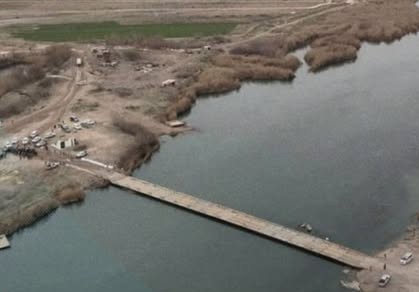 إغلاق الجسر الترابي في دير الزور لأعمال الصيانة والتدعيم
