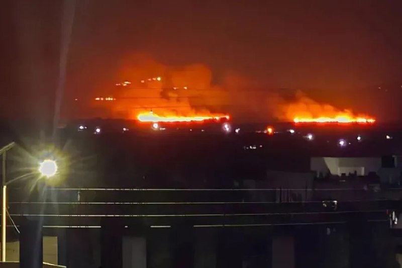 حريق في جباتا الخشب والإفراج عن شاب احتجزته القوات الإسرائيلية قرب حضر
