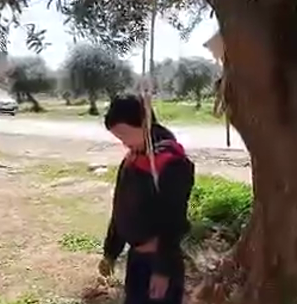 شاب مشنوق في إدلب