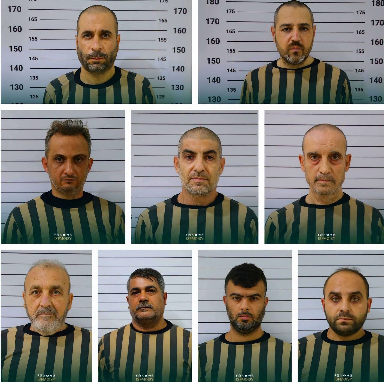 الأمن الداخلي يعلن توقيف 9 طيارين سابقين في اللاذقية بتهم تتعلق بجرائم حرب