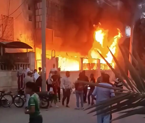 اندلاع حريق داخل منزل في مدينة دير الزور