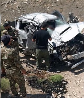 قتلى وجرحى من عناصر وزارة الدفاع بحادث سير على طريق حمص–حسياء