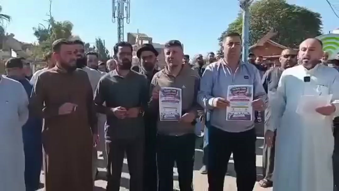 وقفة لصرافي الرقة للمطالبة بتمديد مهلة تسوية أوضاعهم